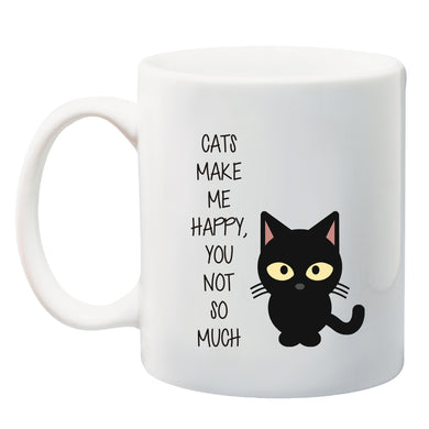 Cats make me happy Mug